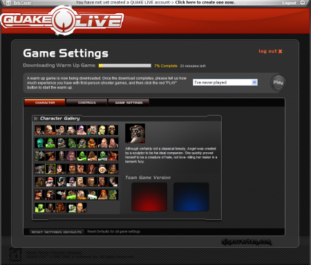 Quake Live Setup 1