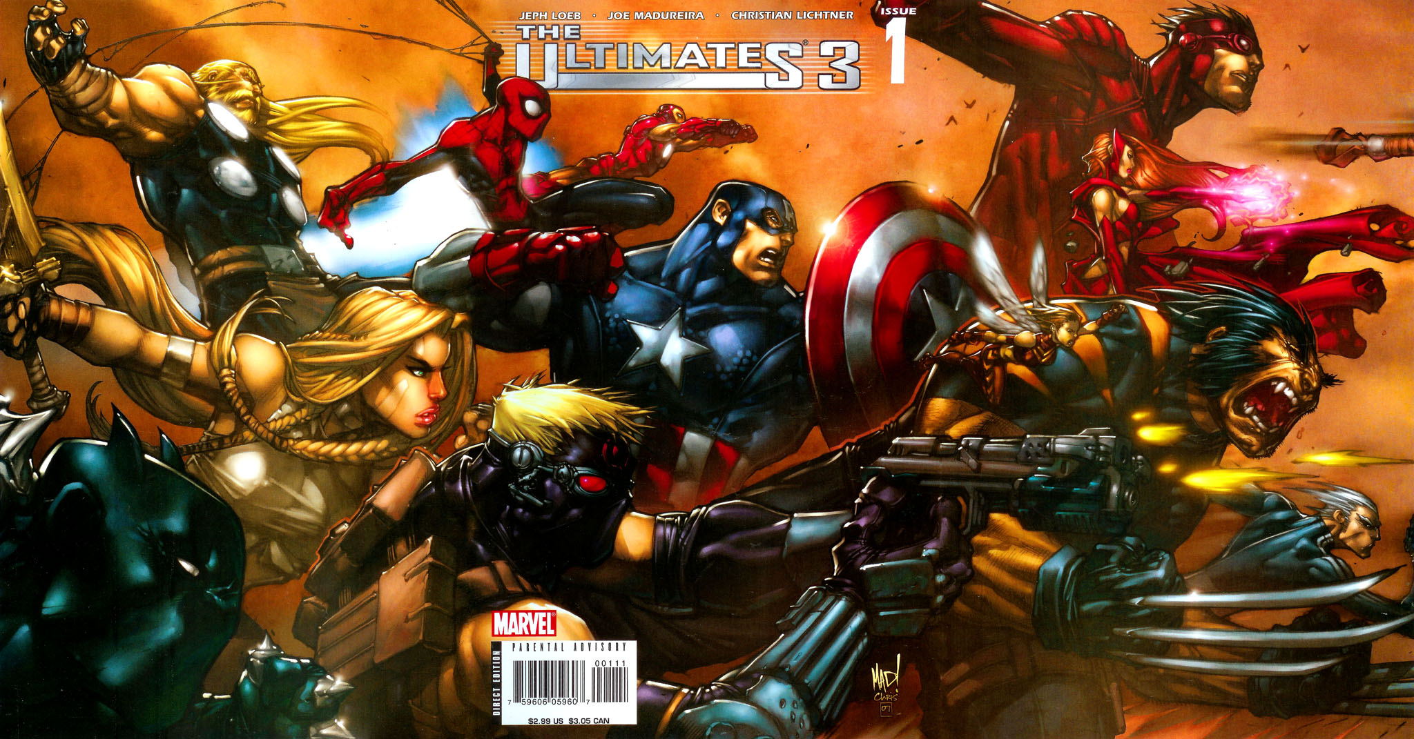 Ultimates 3 Down and Out For The Count Nine Over Ten 9/10