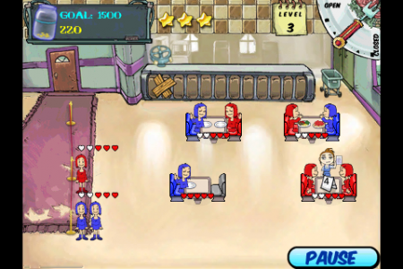 Diner Dash Review (WiiWare)