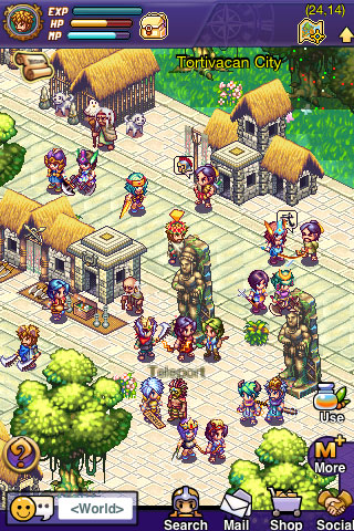 Asia S Top Iphone Mmorpg Arrives On North American App Store Nine Over Ten 9 10