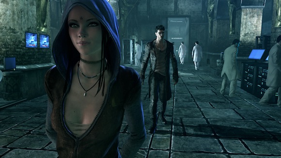 In DmC: Devil May Cry (2013) Dante is not shown with his iconic