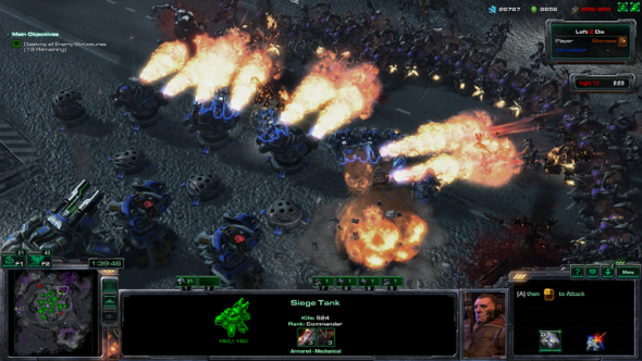 Screenshot of Starcraft 2